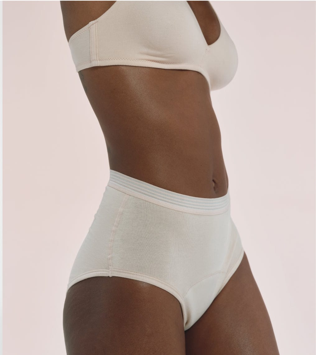 High-Waist - Organic cotton - Beige