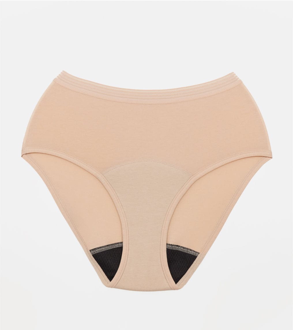 High-Waist - Organic cotton - Beige