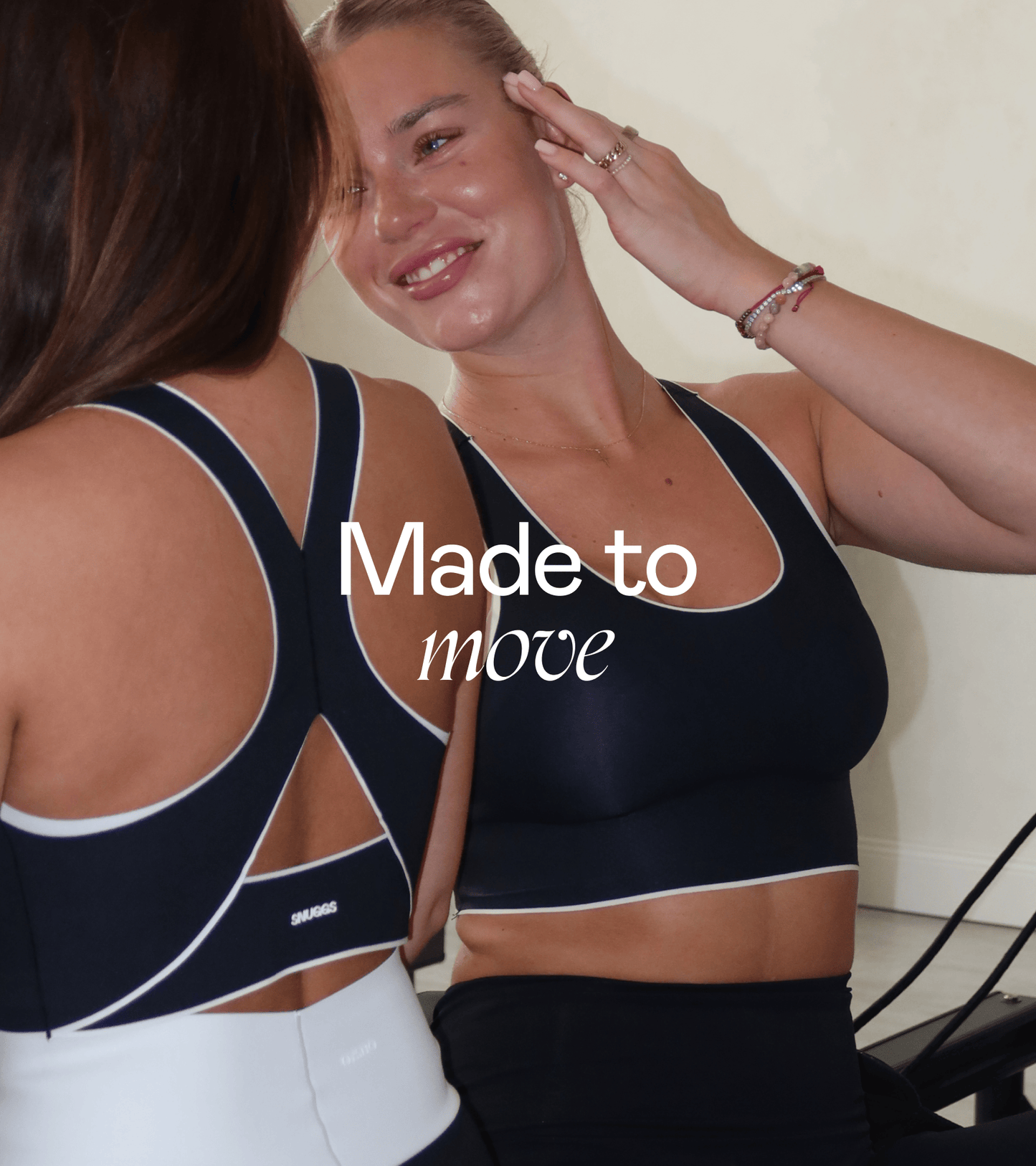 Sports Bra - Black & White